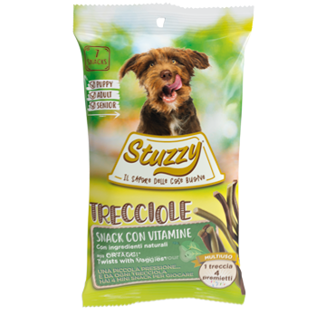 Stuzzy Dog Snack Twists With Fruit Flavour (160g)