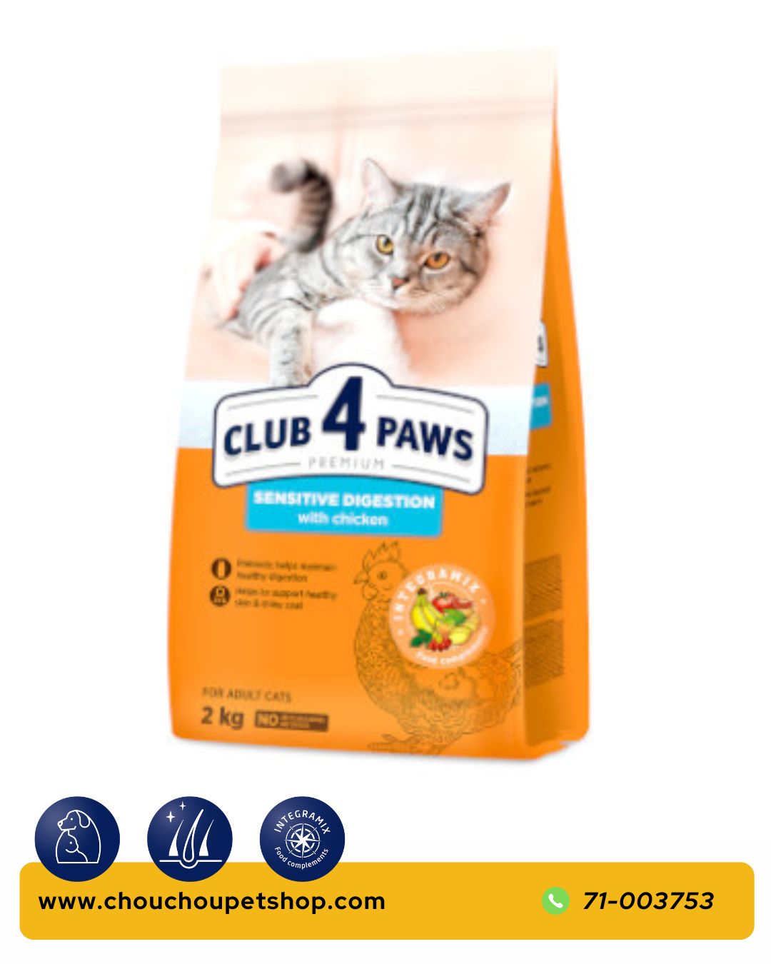 CLUB 4 PAWS 2KG