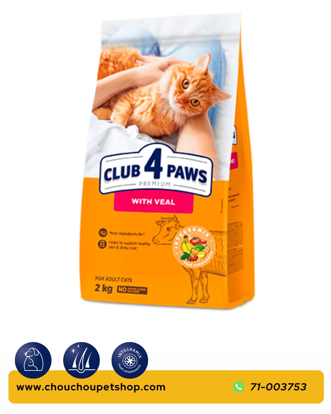 CLUB 4 PAWS 2KG