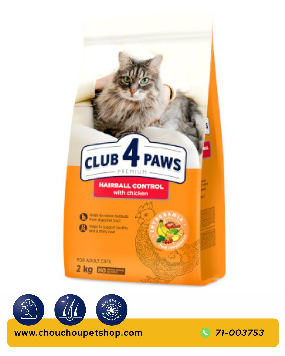 CLUB 4 PAWS 2KG