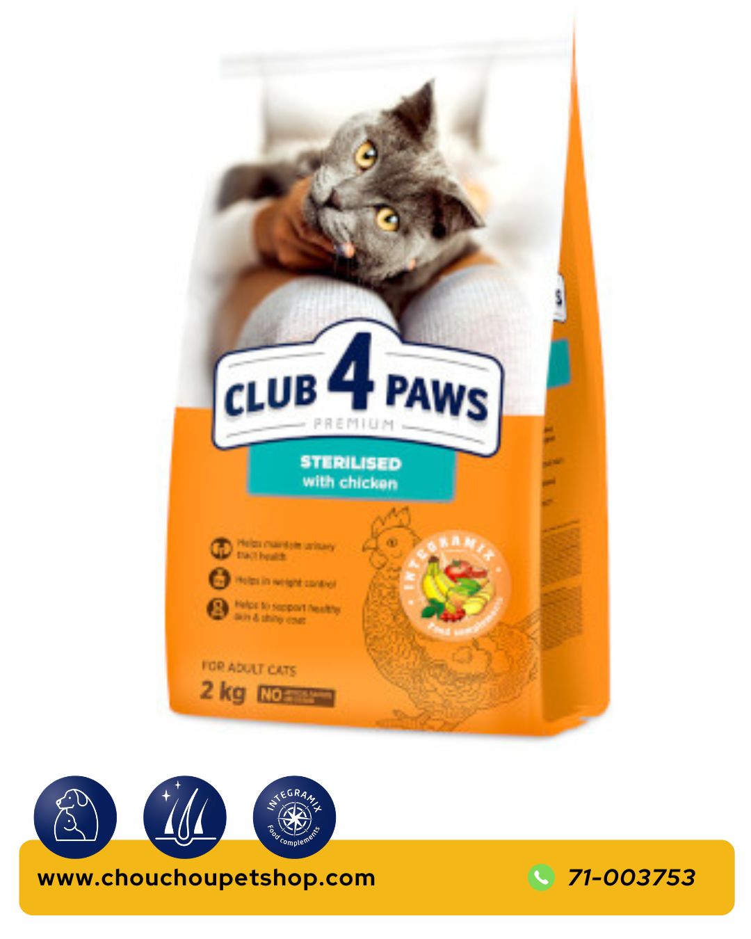 CLUB 4 PAWS 2KG