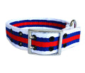 YABEIBI 3-Color Heavy-Duty Wide Canvas Dog Collar