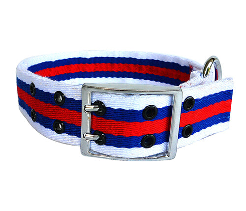 YABEIBI 3-Color Heavy-Duty Wide Canvas Dog Collar
