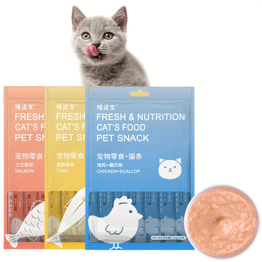 Creamy CAT Snack , Multiple Flavors