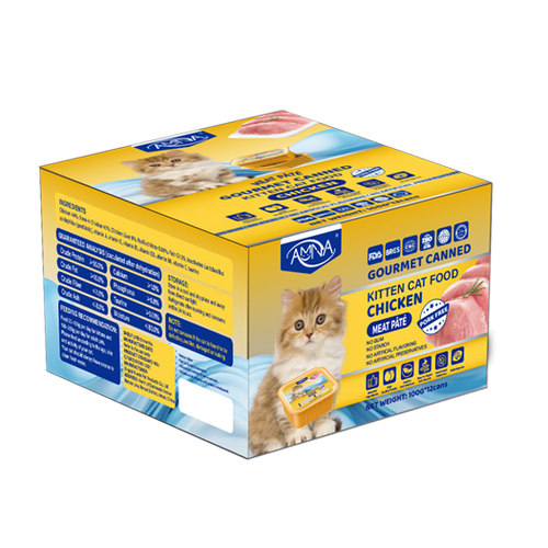 AMNA Gourmet Kitten Pâté – Chicken & Liver (100g)