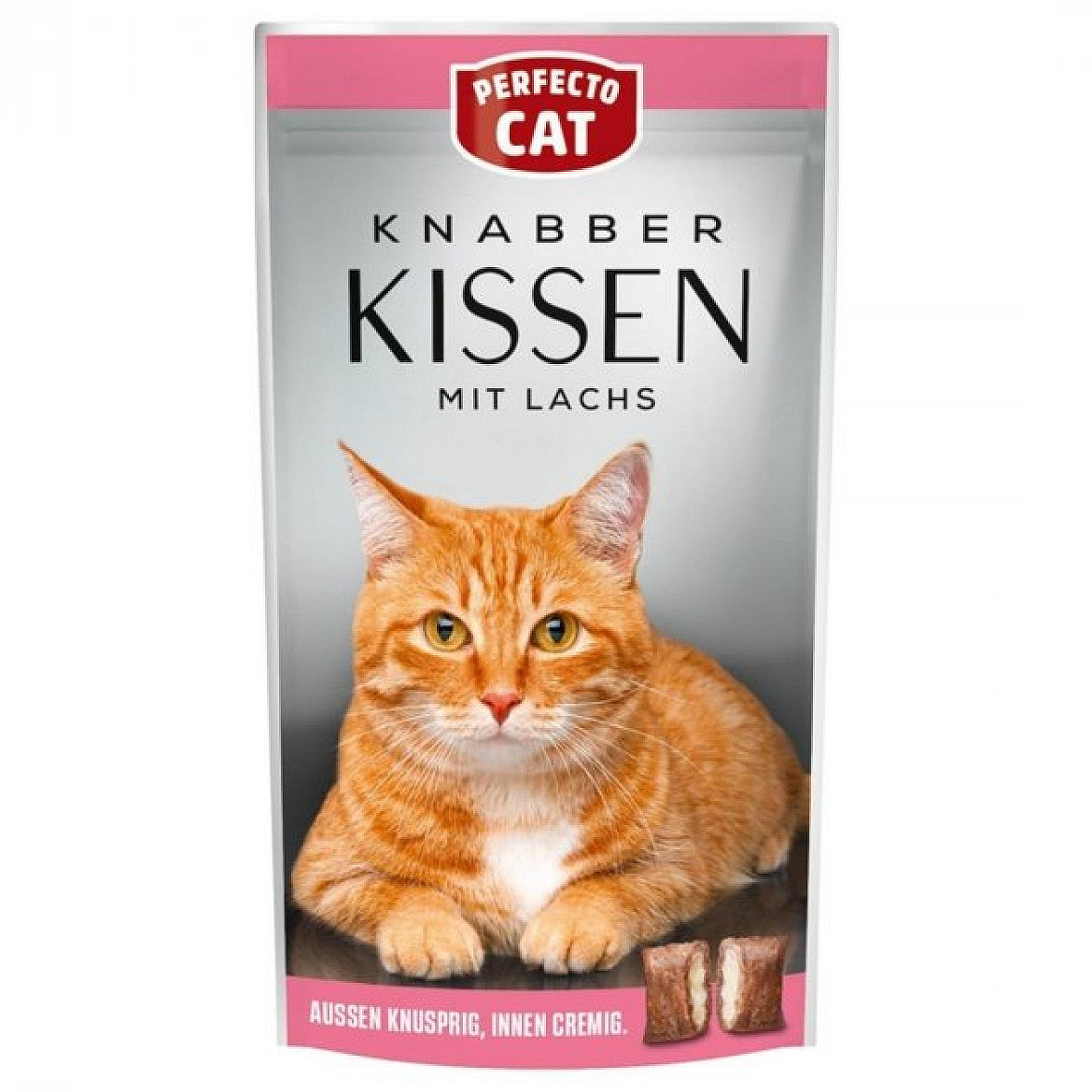Perfecto Cat Knabber Kissen – Crunchy Cat Treats 50g