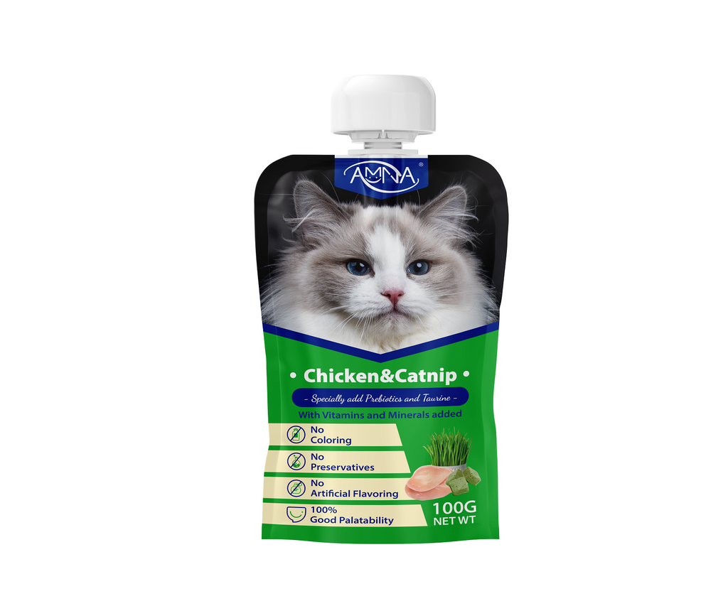 AMNA Premium Cat Spout Pouch – 100g (All Flavors)