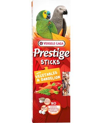 Sticks Parrots with Vegetables & Dandelion 140g - 2x70g
