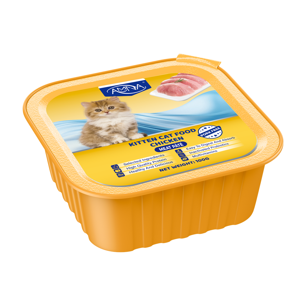 AMNA Gourmet Kitten Pâté – Chicken & Liver (100g)