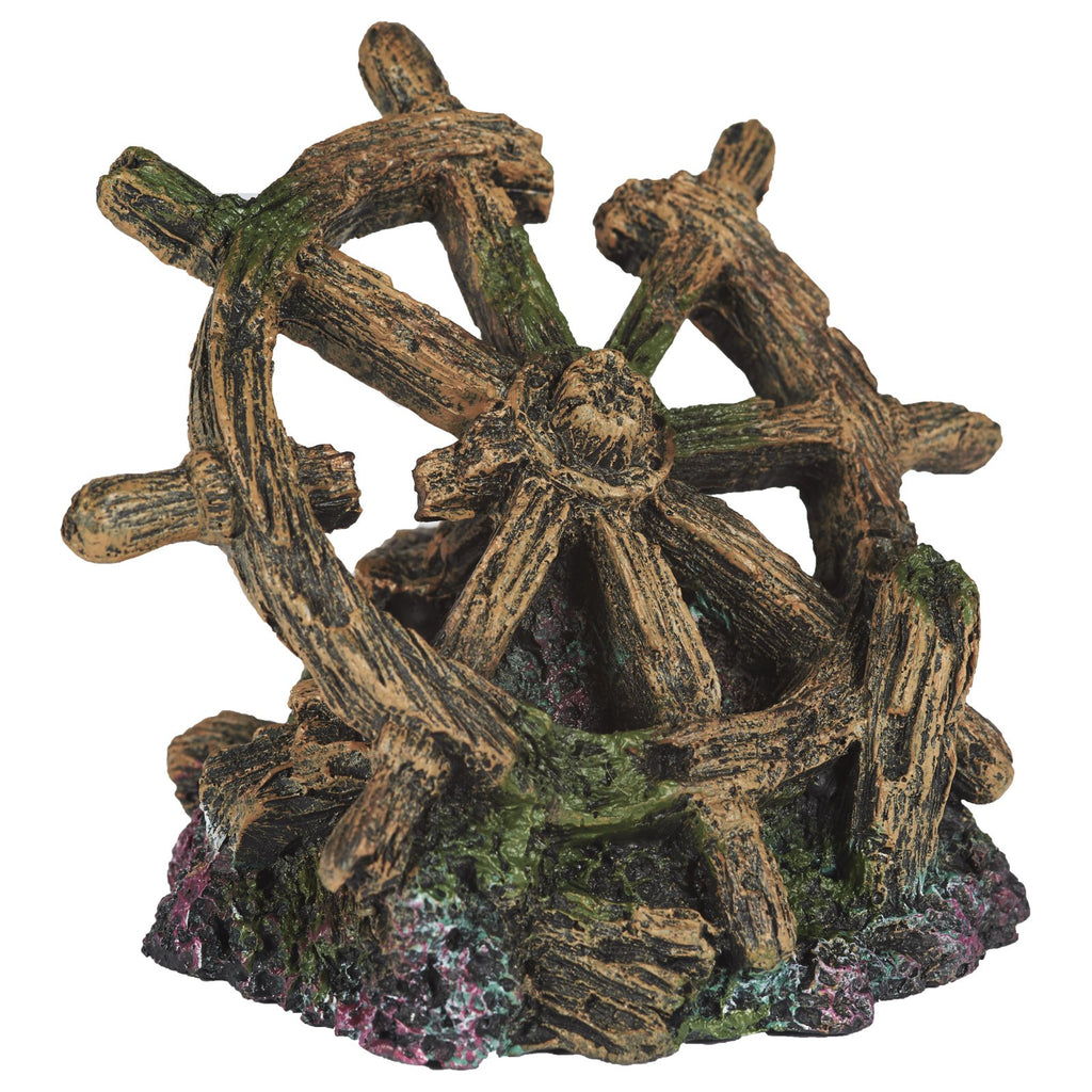 Ting Shipwreck Wheel Aquatic Ornament