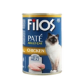 Filos Paté Adult Cat Wet Food - Chicken (400g)