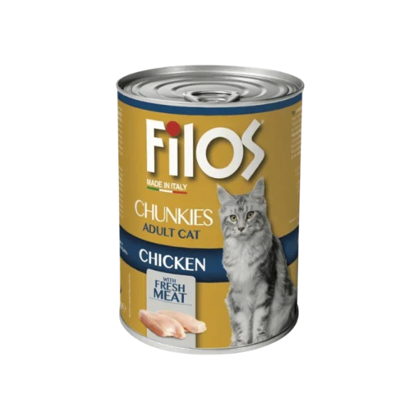 Filos Chunkies Adult Cat Wet Food - Chicken (405g)