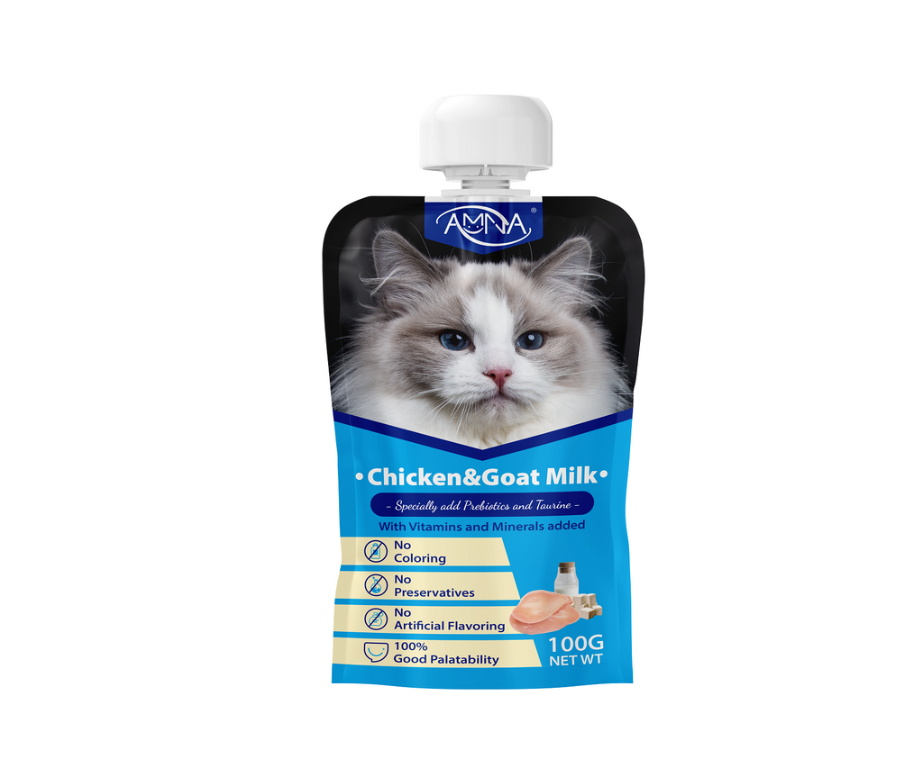 AMNA Premium Cat Spout Pouch – 100g (All Flavors)