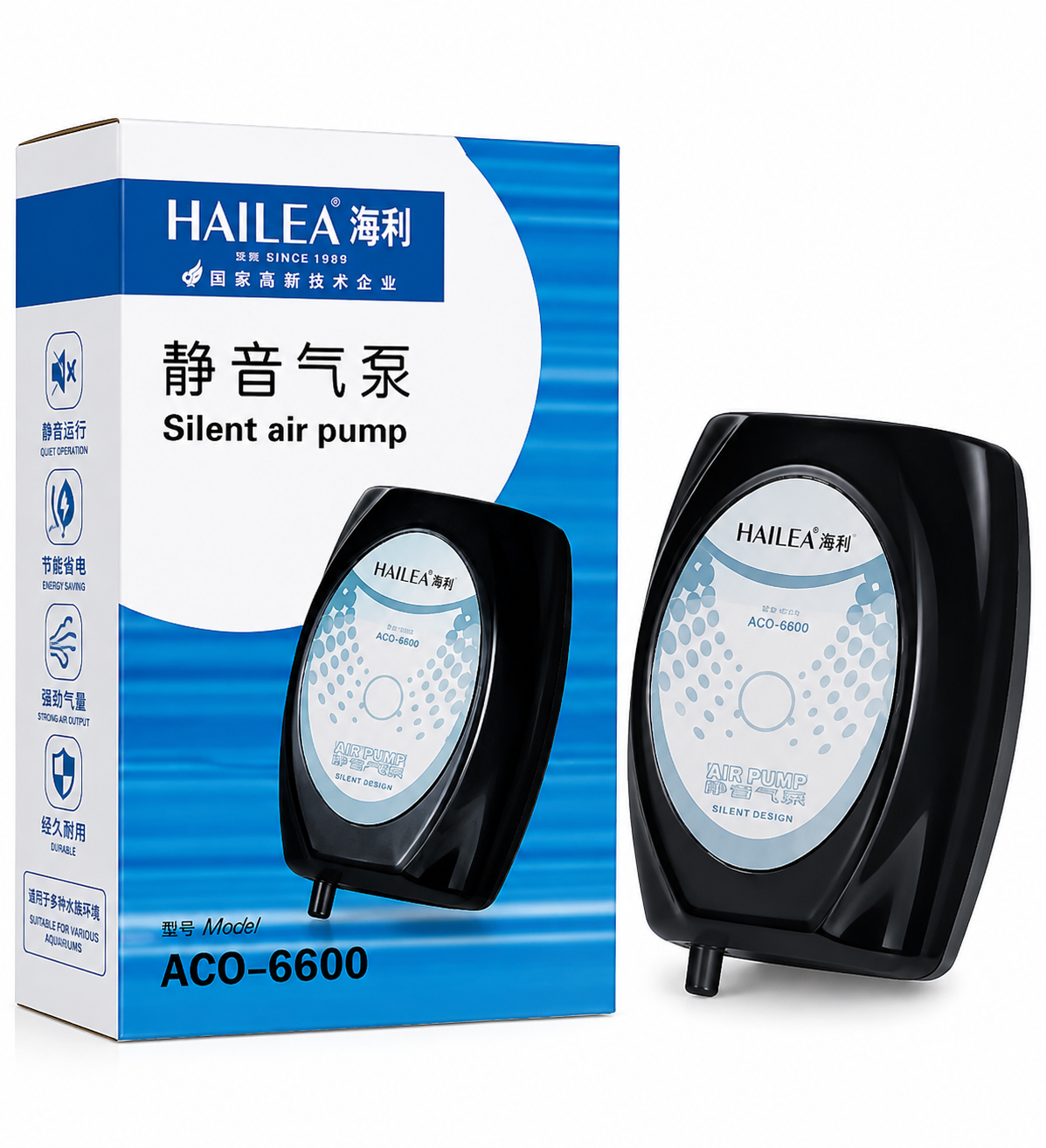 HAILEA ACO-6600 Silent Aquarium Air Pump