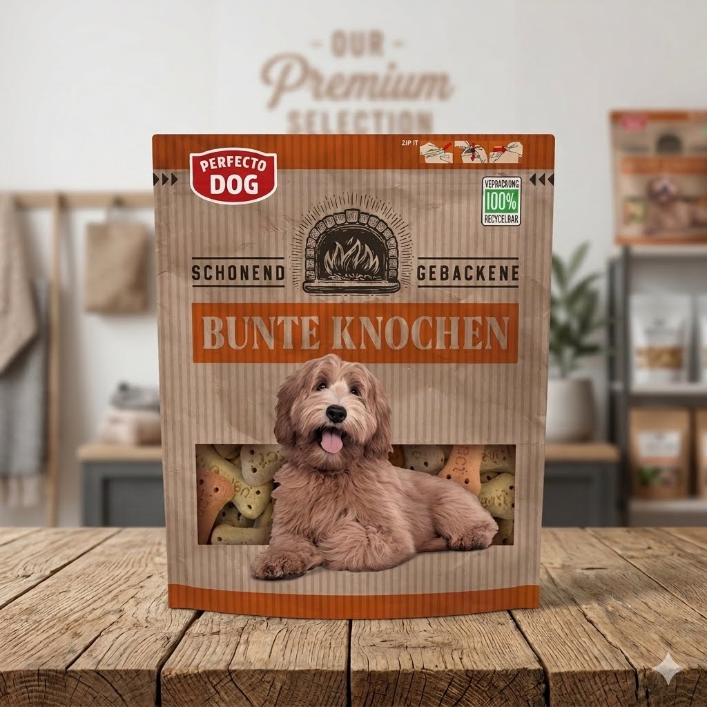 Perfecto Dog Bunte Knochen (400g)