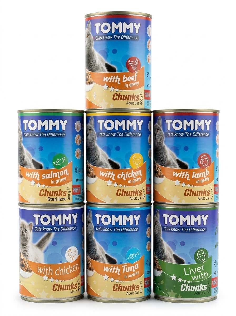 Tommy Cat Wet Food - Chunks in Gravy 400g (All Flavors)
