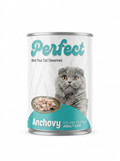 Perfect Adult Cat Wet Food - Anchovy Chunks 400g