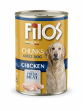 Filos Chunks Adult Dog Wet Food - Chicken