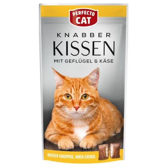 Perfecto Cat Knabber Kissen – Crunchy Cat Treats 50g