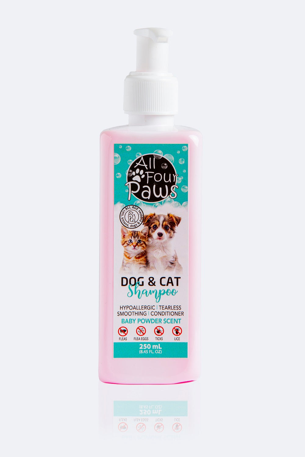All Four Paws Dog & Cat Shampoo (250ml) – Hypoallergenic & Tearless