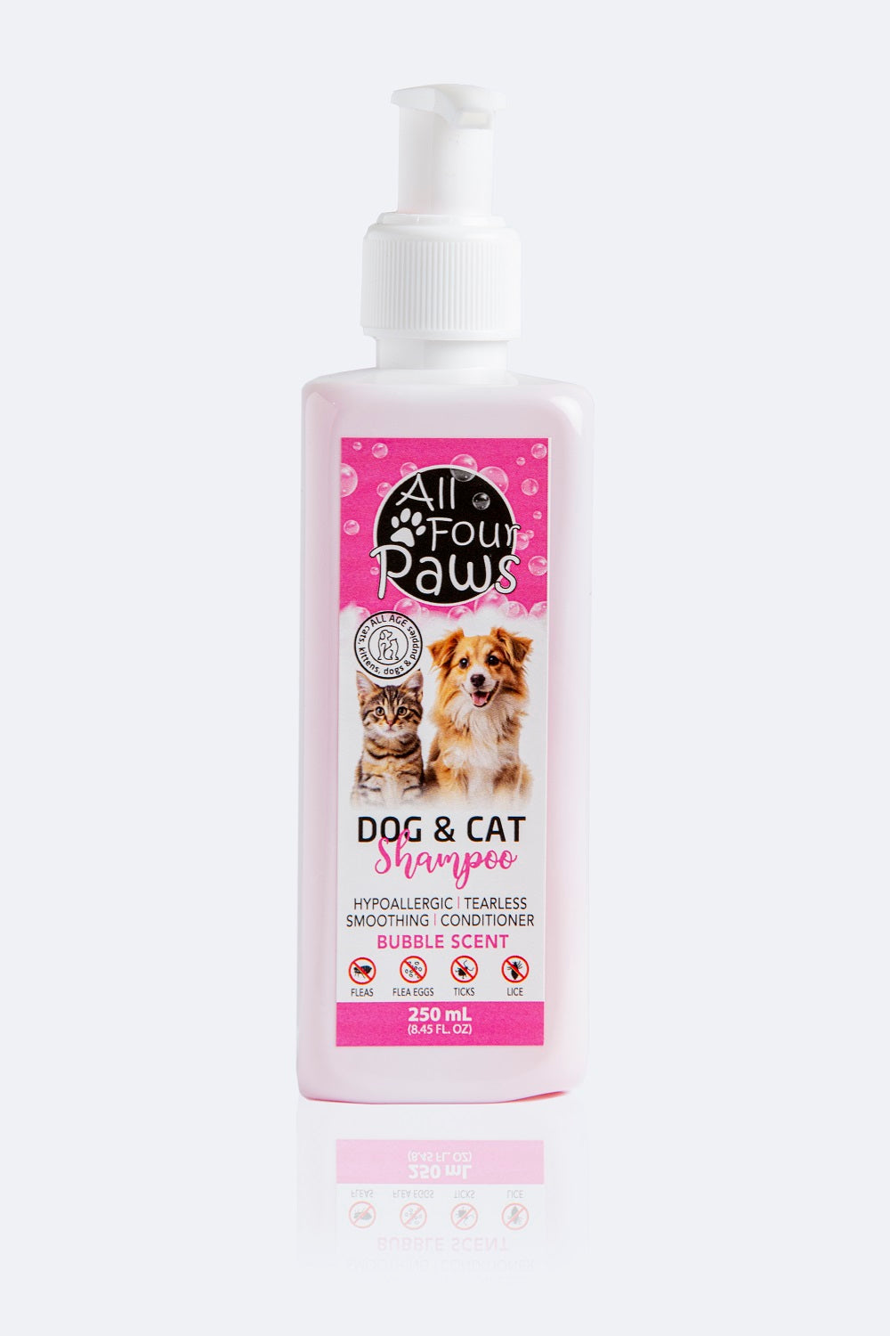 All Four Paws Dog & Cat Shampoo (250ml) – Hypoallergenic & Tearless